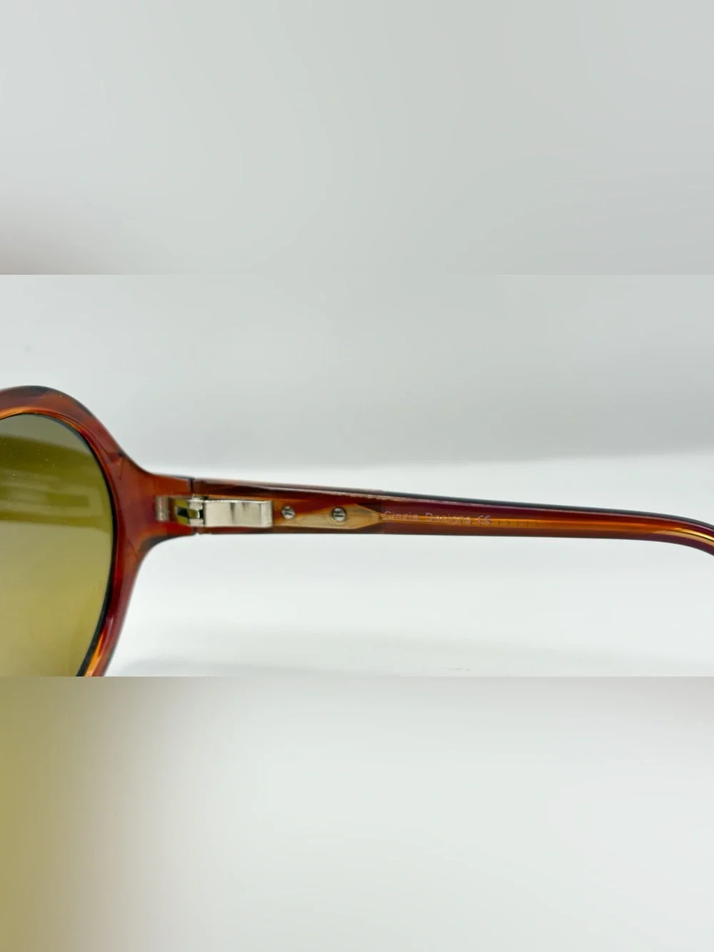 Cinzia Designs Vivid Brown Purple Oval Sunglasses Frames Only